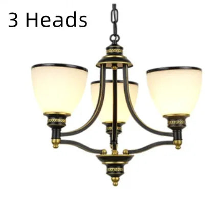lustre rétro pour une ambiance campagnarde chaleureuse