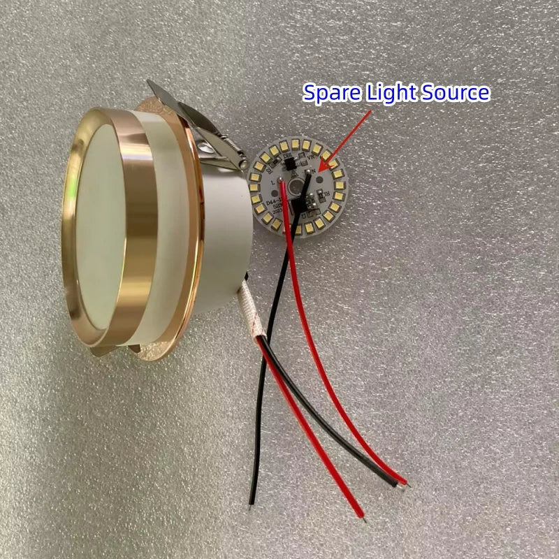 spot led encastrable en cristal pour éclairage intérieur