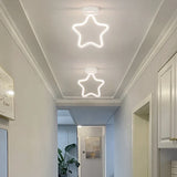 plafonnier led encastré moderne étoile allée salon entrée