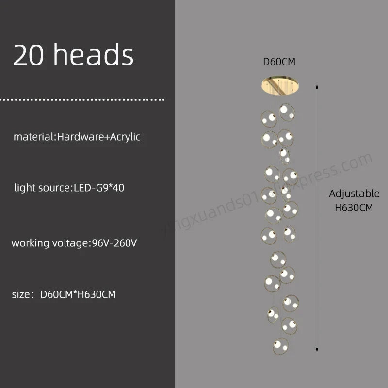 lustre moderne design pour un intérieur loft élégant