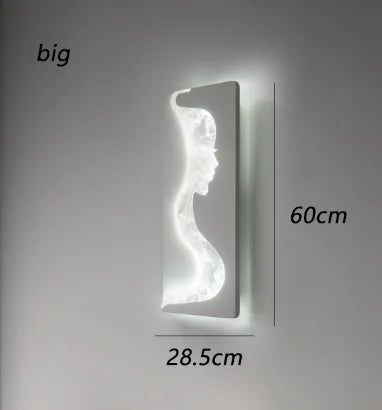 applique murale led nuage moderne pour décoration intérieure lumineuse
