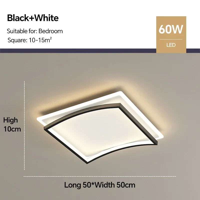plafonnier led moderne luminaire décoratif intérieur design élégant