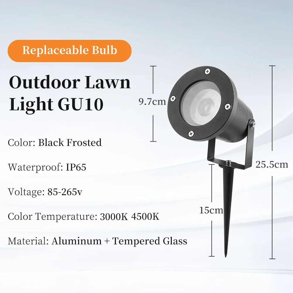 lampe led extérieure pour jardin éclairage paysager étanche et décoratif