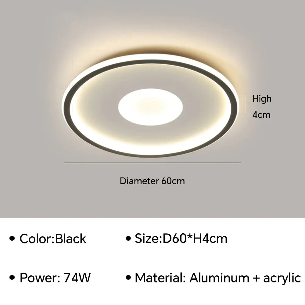 plafonnier led moderne pour décoration intérieure et éclairage design
