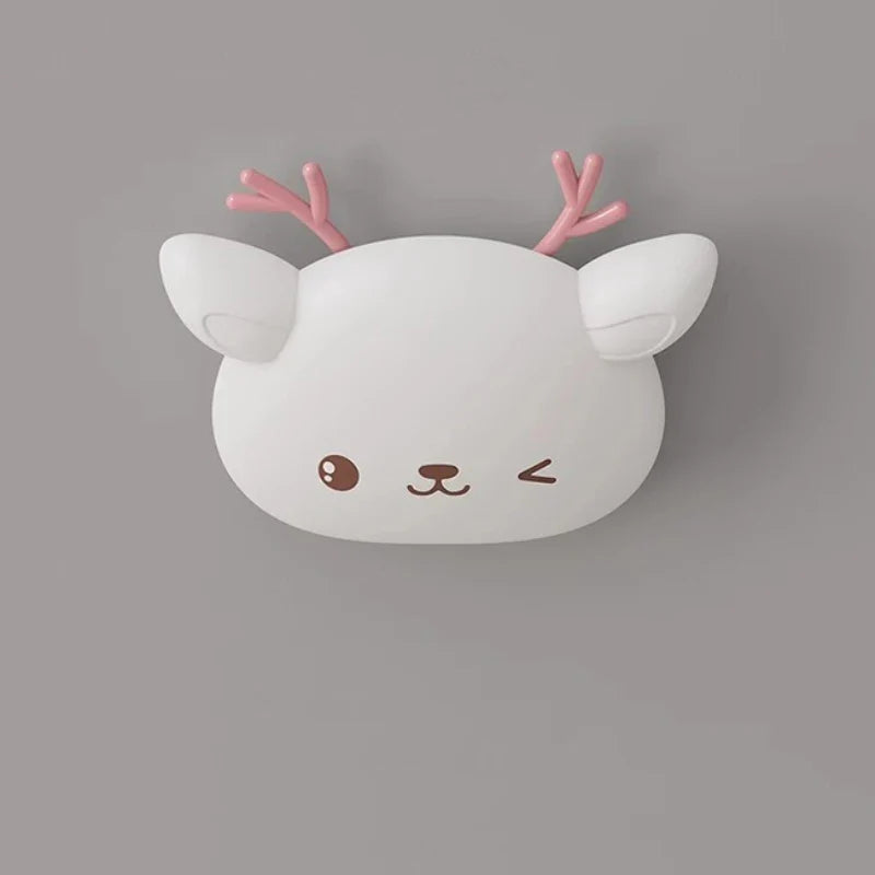plafonnier nordique faon pour chambre d'enfant moderne et chaleureuse