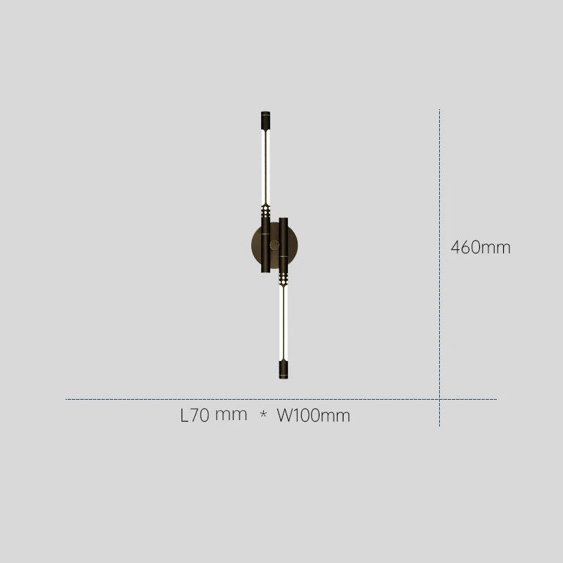 applique murale led moderne minimaliste pour intérieur élégant