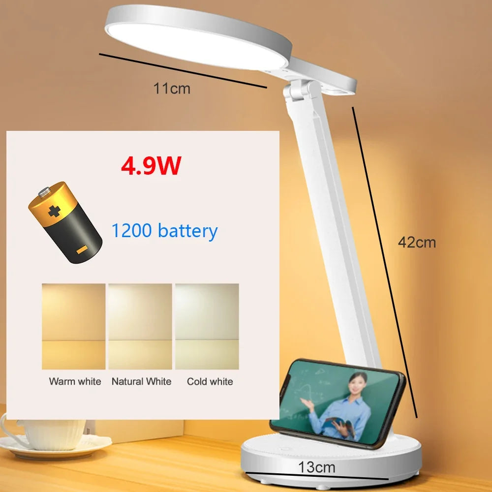 lampe de bureau led tactile usb gradation protection yeux