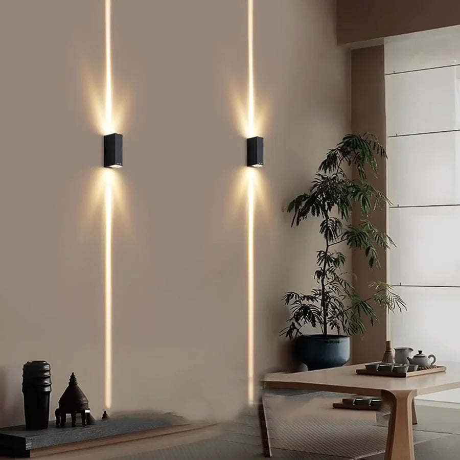 applique murale led extérieure moderne étanche en aluminium