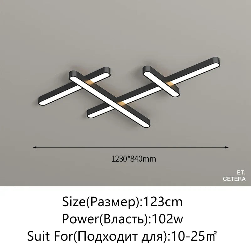 plafonnier led design moderne luminaire décoratif d'intérieur éclairage led