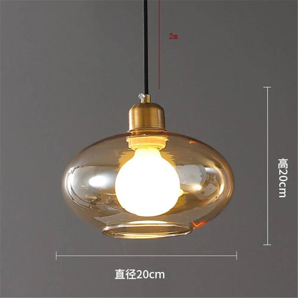 suspension design moderne en verre pour intérieur élégant