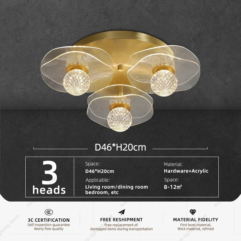 plafonnier led moderne design suspendu élégant pour intérieur