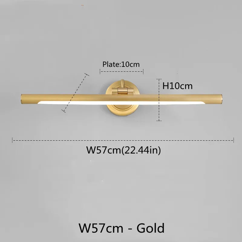 Américain Led salle de bain applique miroir lampe noir Bronze lampes de vanité pour la maison moderne intérieur appliques murales luminaire Makeu