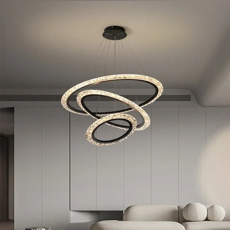 plafonnier led suspendu design moderne et luxueux