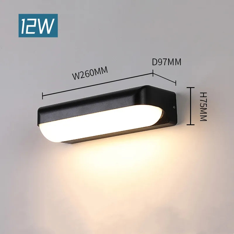 Applique murale extérieure Simple IP65 étanche applique murale externes pour jardin cour balcon couloir luminaire 85-265V
