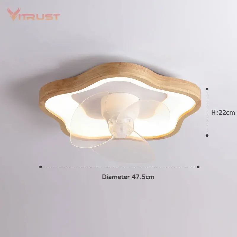 plafonnier oscillant créatif nordique avec lumière led et télécommande