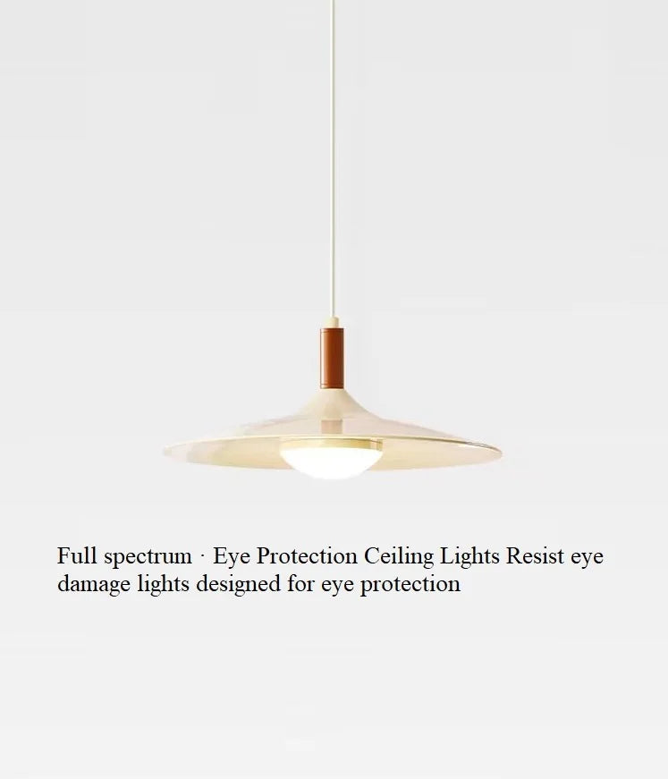 lustre moderne style ovni protection des yeux design contemporain