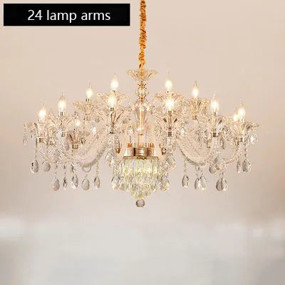 lustre en cristal design pour un éclairage élégant et raffiné