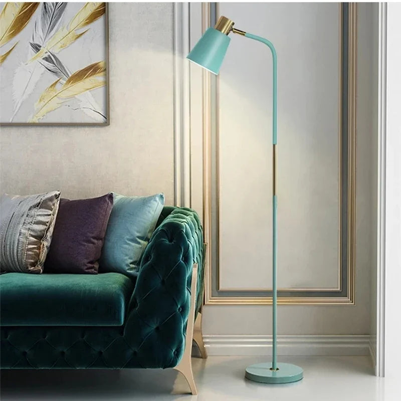 lampadaire nordique réglable à led pour éclairage décoratif