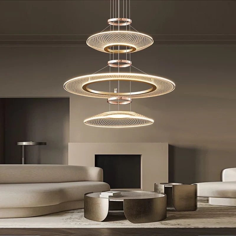 suspension double lampes led pour hôtel restaurant