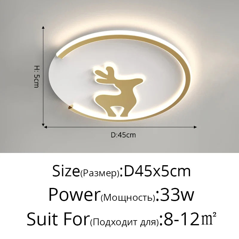 plafonnier led moderne pour éclairage intérieur décoratif