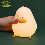veilleuse silicone poulet tapotement usb pour enfant cadeau