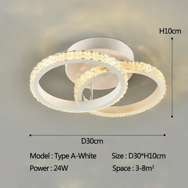 lustre led moderne pour allée couloir et intérieur