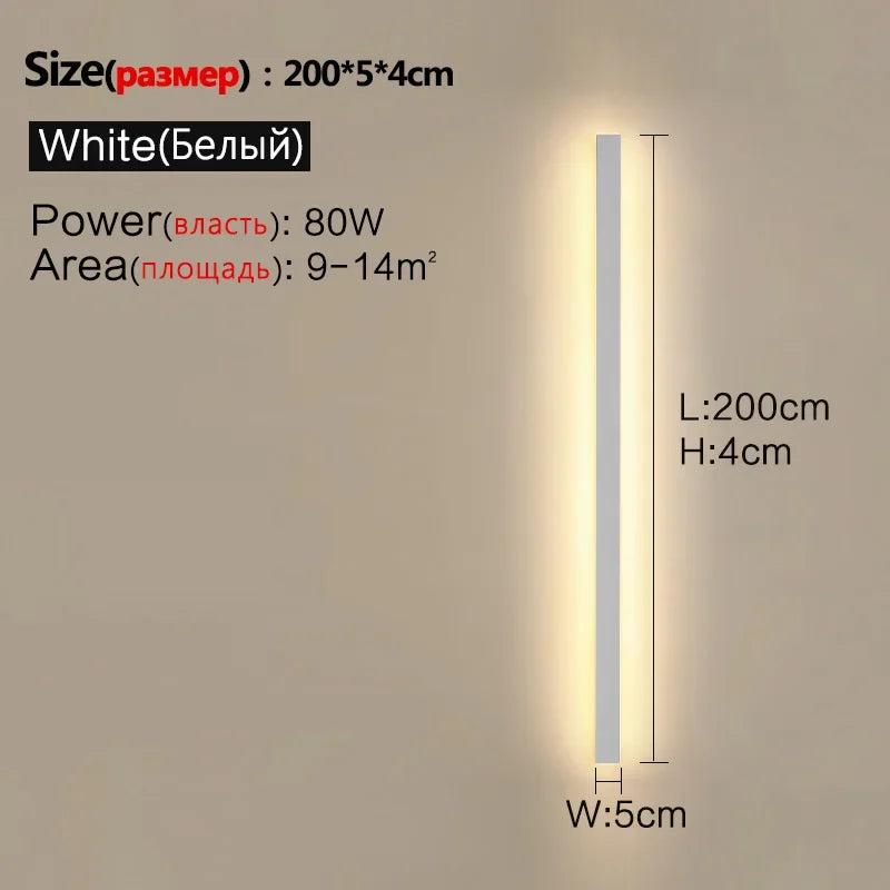 applique murale extérieure à led étanche pour éclairage décoratif