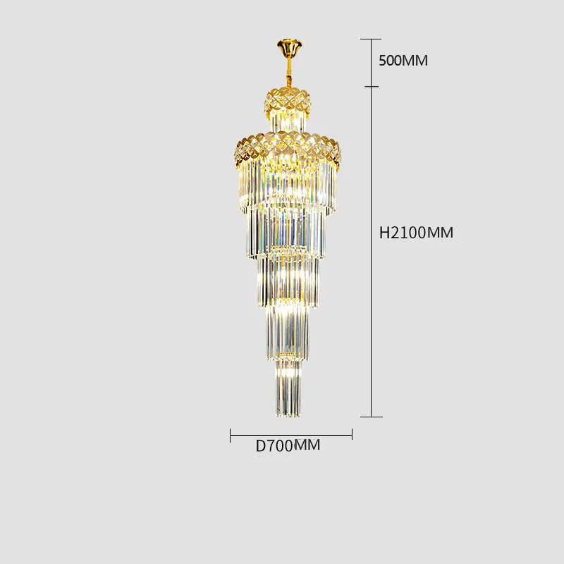 lustre design en cristal pour intérieur moderne et élégant