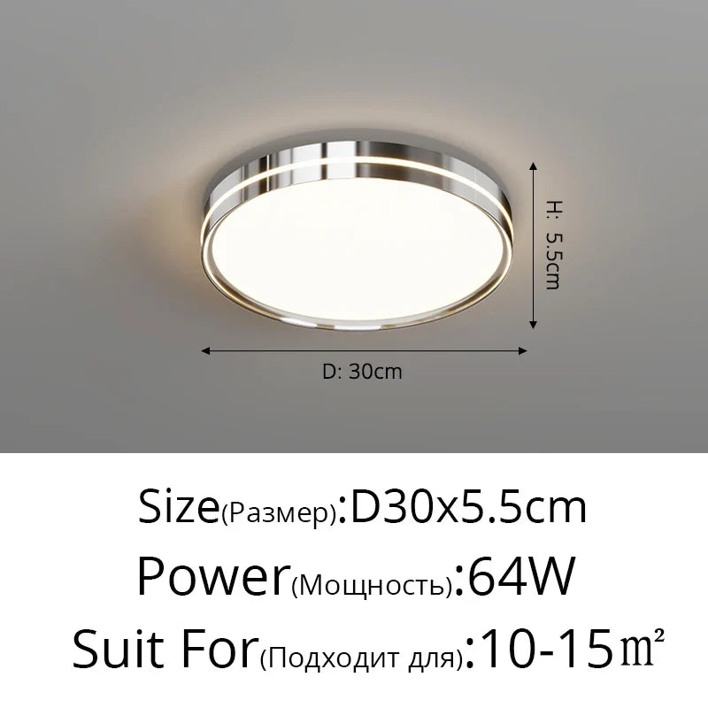 plafonnier led en fer forgé pour éclairage décoratif intérieur