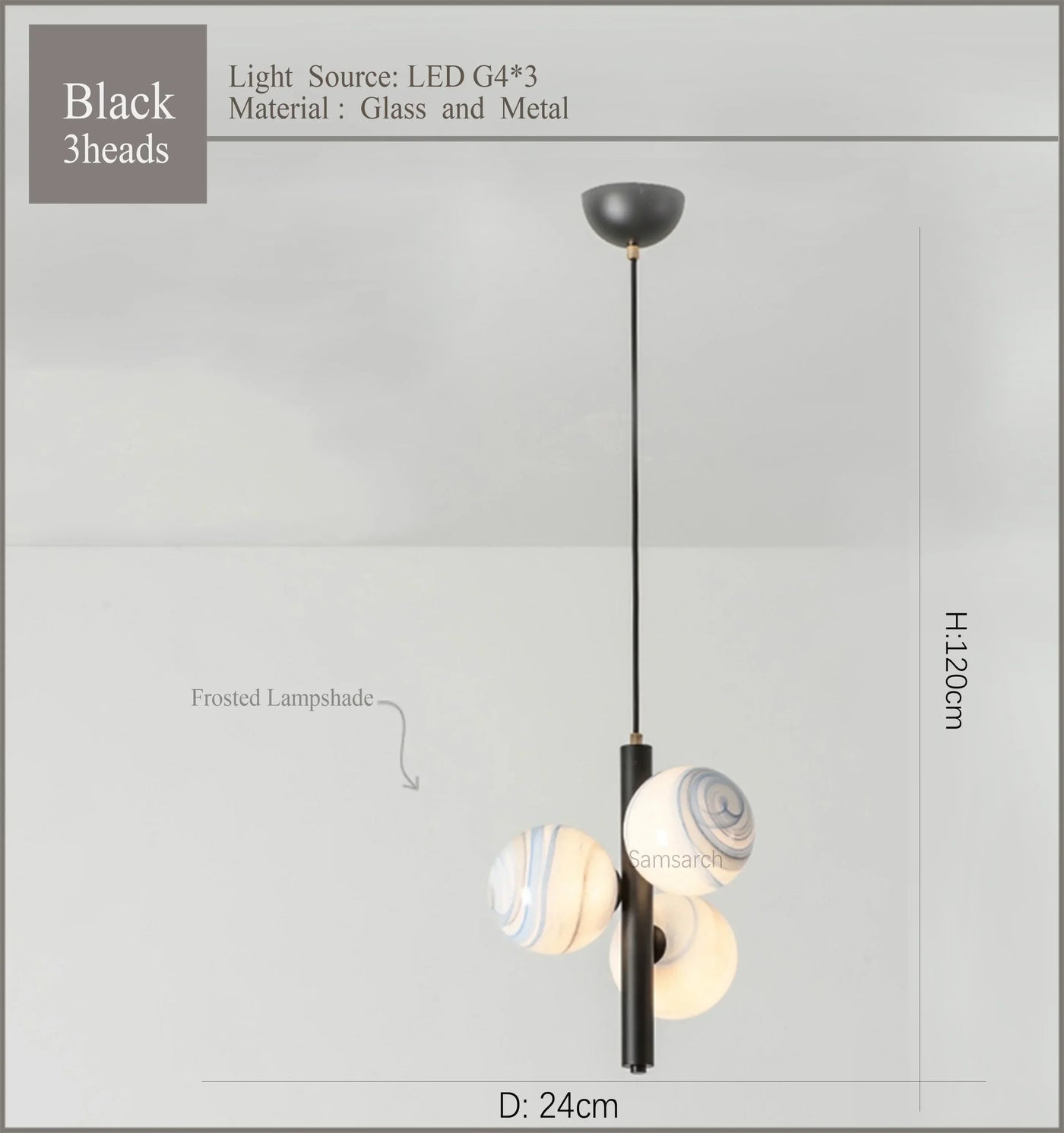 2024 Modern LED Chandelier droplight Modern Nordic Style Ceiling Hanging lamp Dining Room Bedroom Bedside Pendant Lamp
