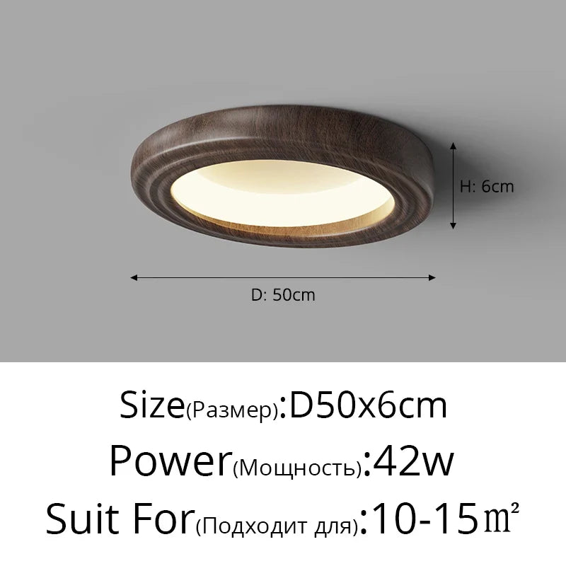 plafonnier moderne minimaliste protection des yeux style bûche pour enfants
