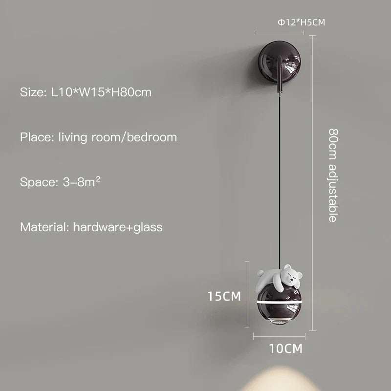 lustre moderne led design astronaute petites suspension