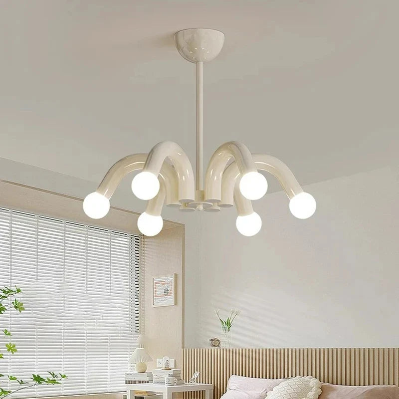 lustre nordique à led style art déco pour décoration élégante