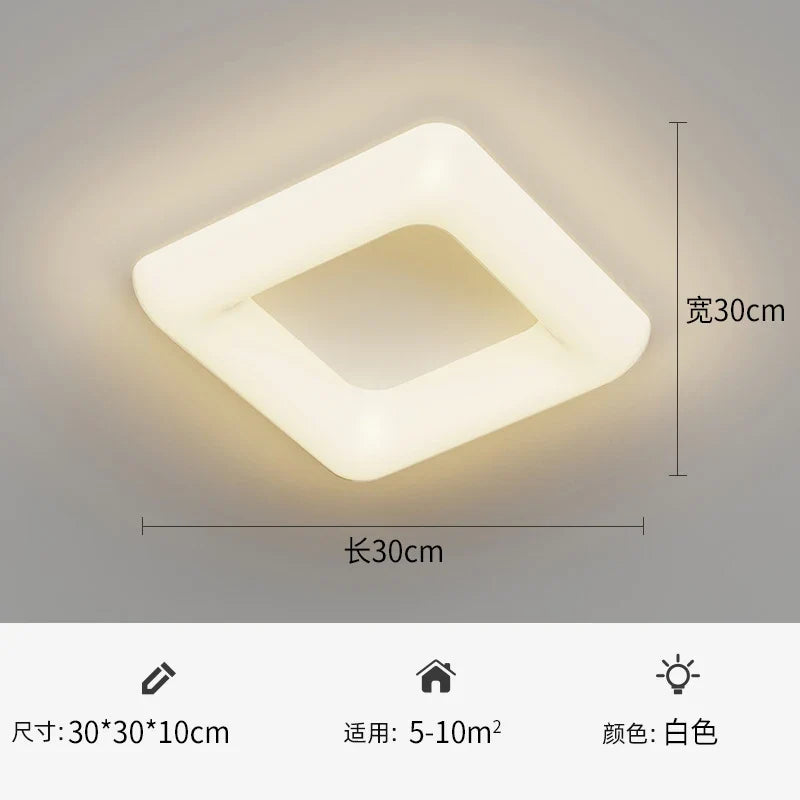 applique murale led moderne en forme de lune décorative et créative