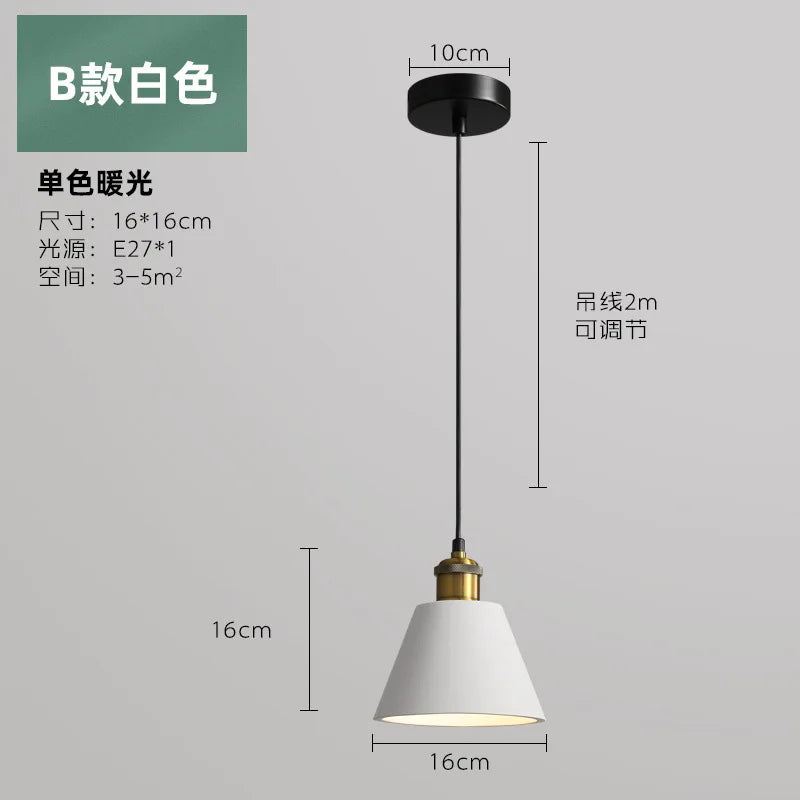 Suspension LED de Style industriel