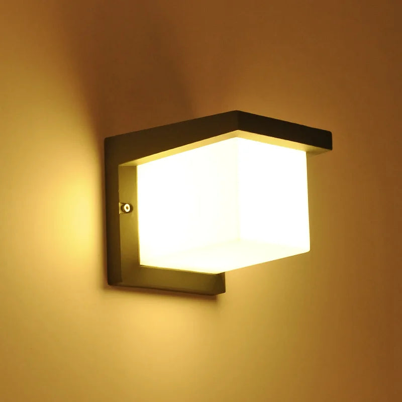 15W outdoor wall lamp led special design good looking wall light with warm white or white doorway aluminum wall sconce garden