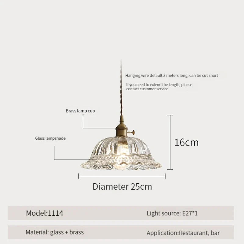 suspension luminaire moderne en bois verre et laiton