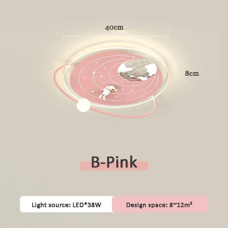 plafonnier moderne créatif pour chambre d'enfant en led