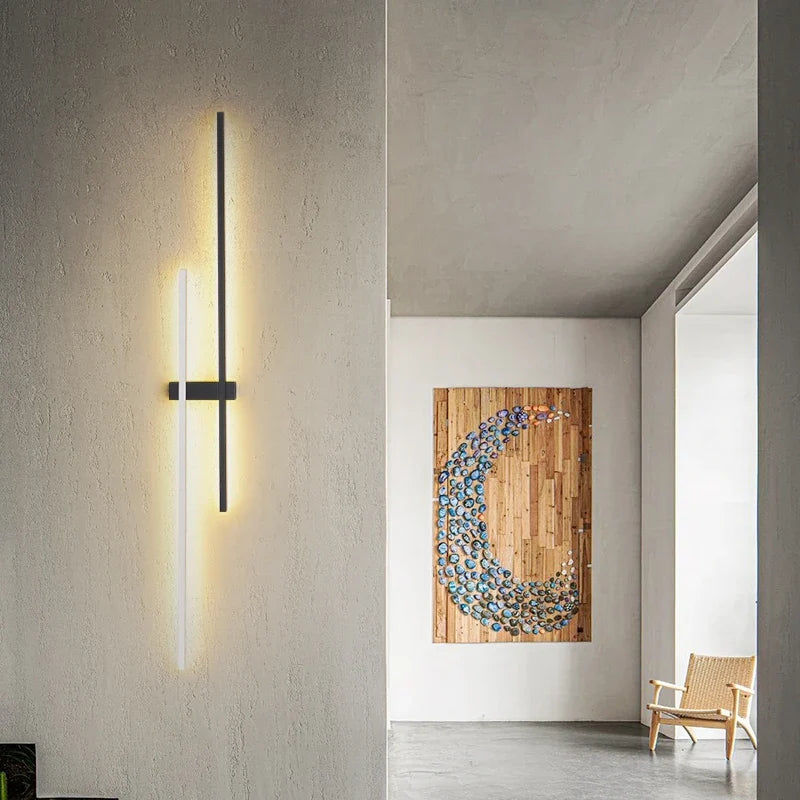 applique murale led minimaliste art déco pour intérieur