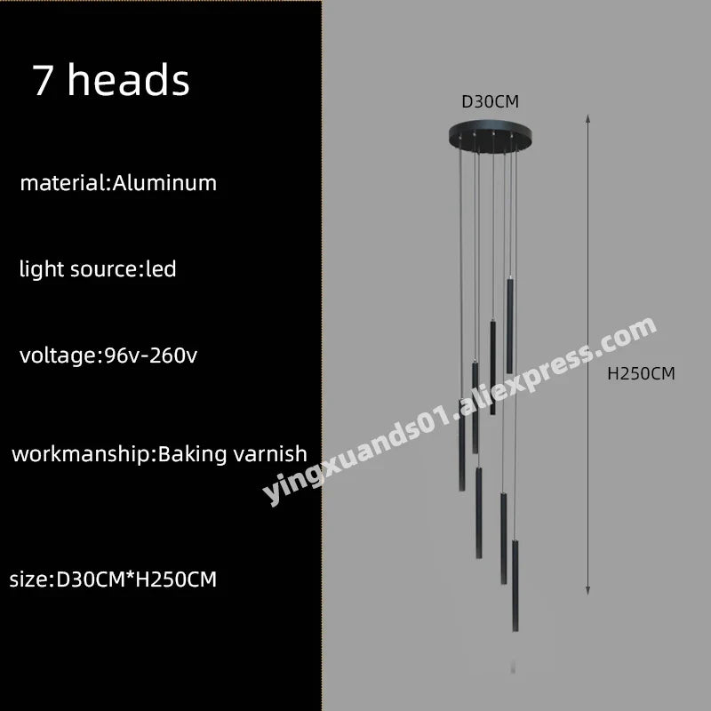 lustre suspendu pour éclairage décoratif moderne élégant