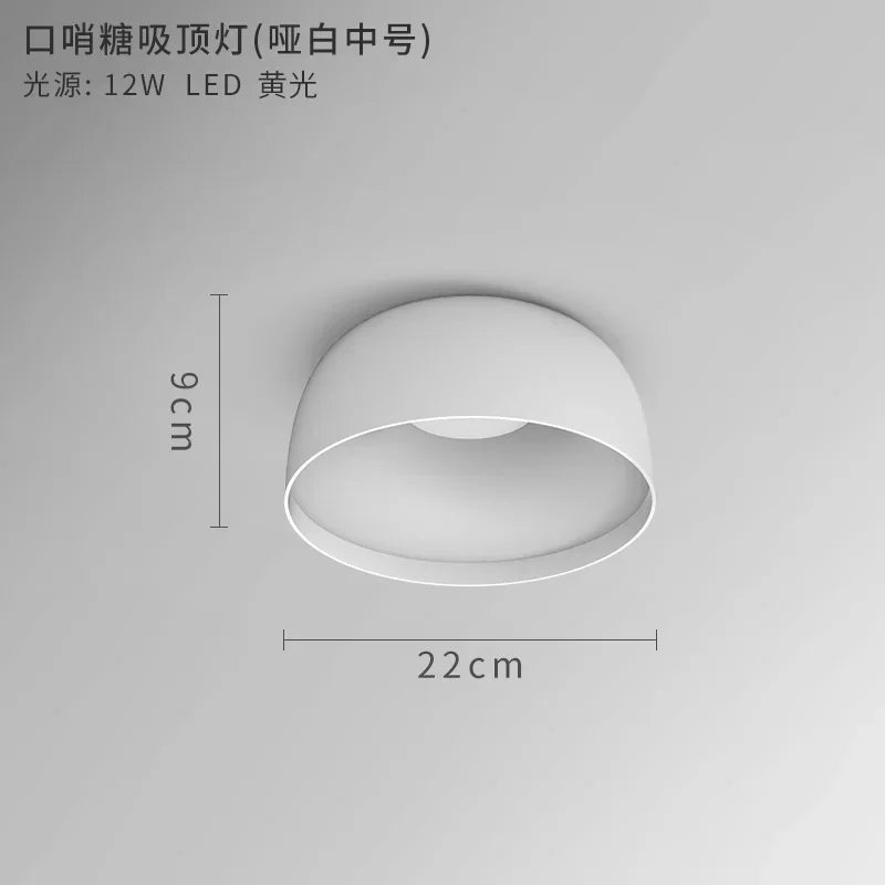 plafonnier nordique led pour éclairage intérieur moderne