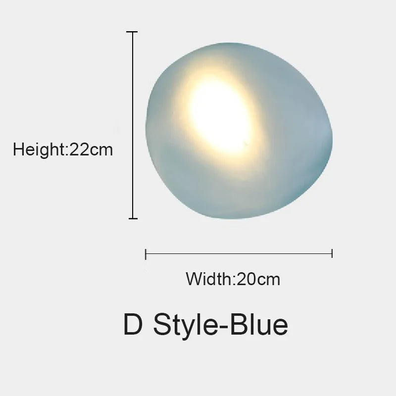Applique murale Coloré LED galet