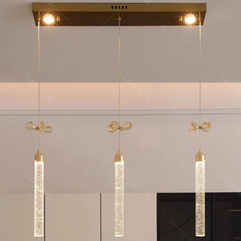 Suspension moderne en cristal