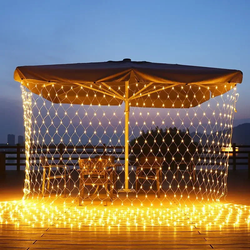 guirlande lumineuse de noël à led pour décorations festives et jardin