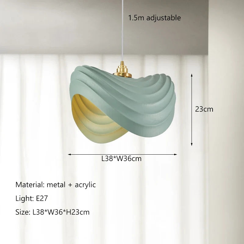 lustre style wabi sabi nordique led pour décoration maison