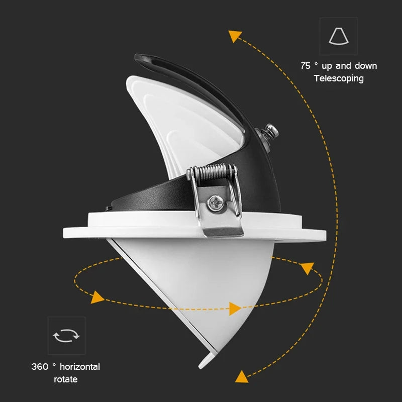 spot led encastré pour éclairage intérieur moderne