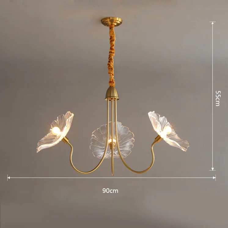 suspension moderne design nordique créatif floral élégant pour intérieur