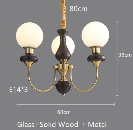 lustre rétro en métal et verre pour intérieur élégant