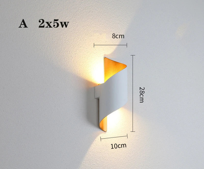 applique murale led extérieur design moderne pour éclairage étanche