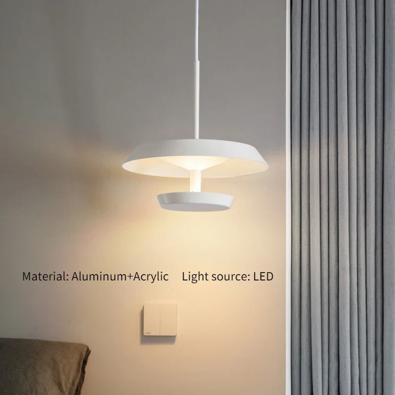 suspension led petite taille design espagnol protection des yeux diffuse